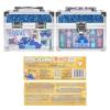 imageDisney Stitch Beauty Mini Train Case Set Includes Lip Gloss Tube Lip Balm Lip Gloss Compact for Girlsfor Parties Sleepovers Ages 3 by Townley Girl