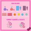 imageHello Kitty Tackle Box Cosmetic Set for Kids  Includes Nail Lip ampamp Eye Makeup  Safe NonToxic Beauty Playset for Ages 3 by Townley Girl