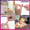imageTownley Girl Disney Princess Castlebox NonToxic PeelOff WaterBased Natural Safe Quick Dry Nail Polish  Gift Kit Set for Kids Girls First Princess  Opaque Colors Ages 3 18 Pcs