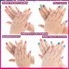 imageTownley Girl Disney Princess Castlebox NonToxic PeelOff WaterBased Natural Safe Quick Dry Nail Polish  Gift Kit Set for Kids Girls First Princess  Opaque Colors Ages 3 18 Pcs