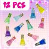 imageTownley Girl Disney Princess NonToxic WaterBased PeelOff Quick Dry Nail Polish with Nail SeparatorsGift Kit Set for Kids Girls14 Pc Set  Perfect for Parties Sleepovers and Makeovers