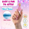 imageTownley Girl Disney Princess NonToxic WaterBased PeelOff Quick Dry Nail Polish with Nail SeparatorsGift Kit Set for Kids Girls14 Pc Set  Perfect for Parties Sleepovers and Makeovers