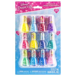 imageTownley Girl Disney Princess NonToxic WaterBased PeelOff Quick Dry Nail Polish with Nail SeparatorsGift Kit Set for Kids Girls14 Pc Set  Perfect for Parties Sleepovers and Makeovers