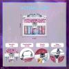 imageTownley Girl Disney Frozen Beauty Mini Train Case Set Includes Lip Gloss Tube Lip Balm Lip Gloss Compact for Girlsfor Parties Sleepovers
