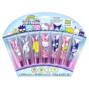 imageTownley Girl Hello Kitty and Friends 7 Piece PlantBased Swirl Lip Gloss Girls Kids Party Favors Lip Set for Girls Perfect for Parties Sleepovers and Birthday Gifts Ages 3