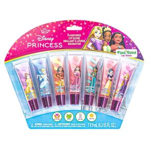imageTownley Girl Disney Princess 7 Piece PlantBased Swirl Lip Gloss Girls Kids Party Favors Lip Set for Girls Perfect for Parties Sleepovers and Birthday Gifts Ages 3