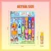 image:imageWinnie The Pooh Lip Balm Keychain Accessory Set for Kids 7 Piece Plant Based Lip Balm with Pooh Themed Keychain Accessories By Townley Girl