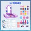 image:imageTownley Girl Disney Stitch Beauty Vanity Set with LightUp Mirror Includes Lip Gloss Eyeshadow Blush Brushes Nail Polish Accessories Batteries Not Included Ages 13 for GiftGiving