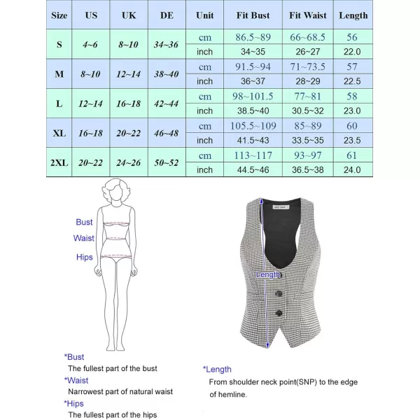 GRACE KARIN Womens Vest Top 2024 Trendy Academia Steampunk Waistcoat Vest For Women Racerback Vest BlazerBrown Plaid