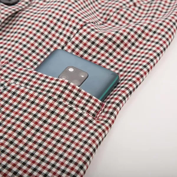 GRACE KARIN Womens Vest Top 2024 Trendy Academia Steampunk Waistcoat Vest For Women Racerback Vest BlazerPlaid Red