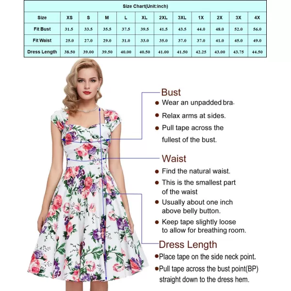 Casual Dress with Flowers Pattern JS608611 L