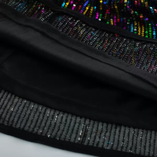 GRACE KARIN Girls Halter Neck Sequin Dress Elegant Cute Girls Party Maxi Dress for 514YMulticolor 1