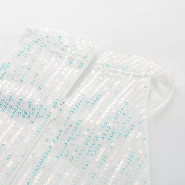 GRACE KARIN Girls Halter Neck Sequin Dress Elegant Cute Girls Party Maxi Dress for 514YMulticolor