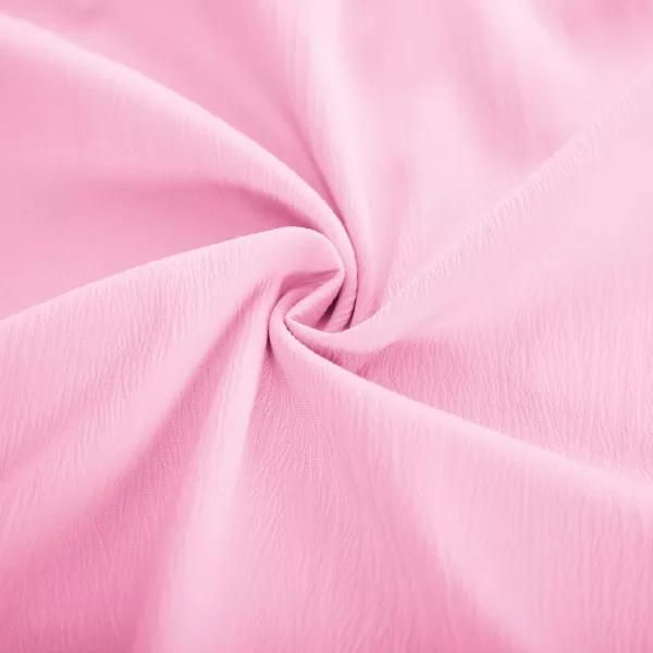 GRACE KARIN Girls Summer Puff Sleeve Ruffle Contrast Mesh Cute Spring Dress for Girls Size 512Light Pink