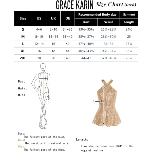 GRACE KARIN Sequin Halter Tops for Women 2023 Christmas Sleeveless Peplum Sparkle Tops Party Club Dressy ShirtChampagne