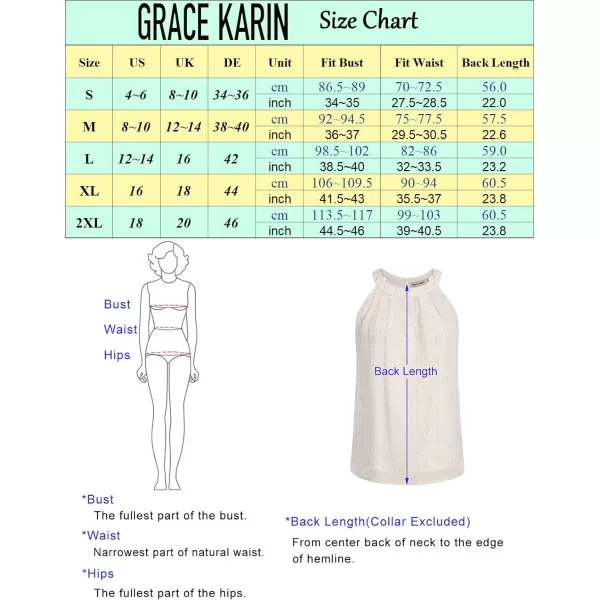 GRACE KARIN Sequin Halter Tops for Women Sleeveless Dressy Sparkle Tank Camisole Tops Party Club Cocktail Vest ShirtGlitter Silkivory