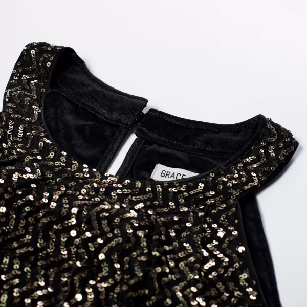 GRACE KARIN Sequin Halter Tops for Women Sleeveless Dressy Sparkle Tank Camisole Tops Party Club Cocktail Vest ShirtGoldwavy