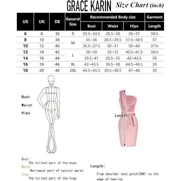 GRACE KARIN Sequin One Shoulder Cocktail Dresses for Women Wedding Guest Sleeveless Bodycon Party Mini DressBlack2240