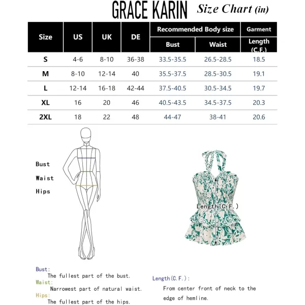 GRACE KARIN Summer Halter Tie Tank Tops for Women 2024 Casual Floral Beach Smocked Ruffle Peplum Top Cami BlouseBlue