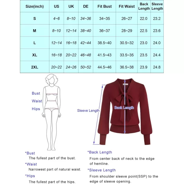 GRACE KARIN Women Bow Knot V Neck Long Sleeve Classic Fit Pullover Sweater Tops Casual Work CocktailDark Apricot