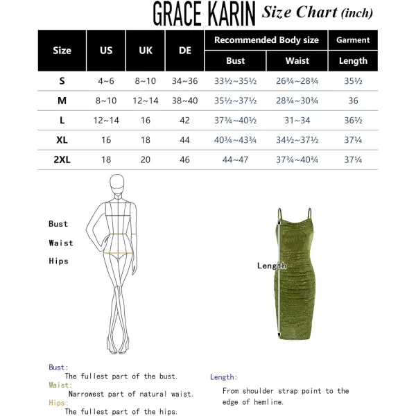 GRACE KARIN Women Sexy Sequin Dress Sparkly Glitter Ruched Party Dresses Spaghetti Straps Bodycon ClubwearRed