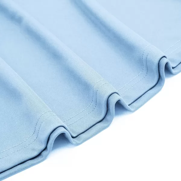 GRACE KARIN Women Sleeveless Lace Patchwork Deep VNeck A Line Flared Party DressBlue