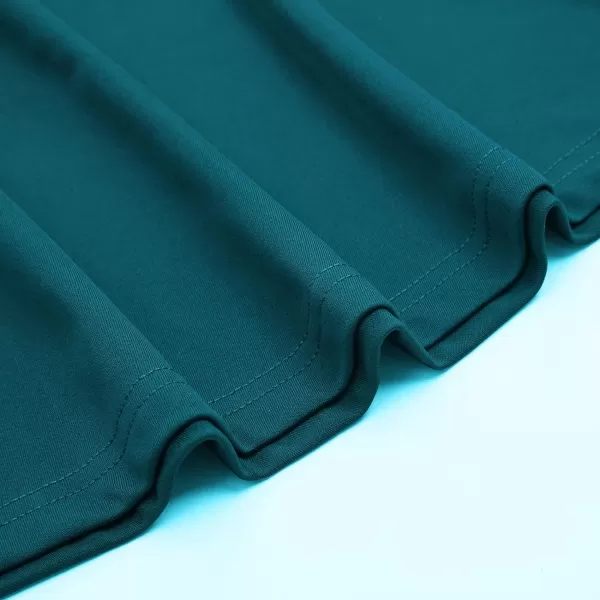 GRACE KARIN Women Sleeveless Lace Patchwork Deep VNeck A Line Flared Party DressHarbor Blue