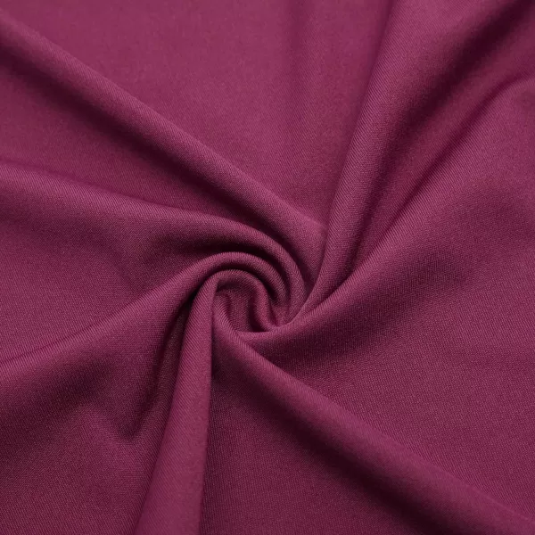 GRACE KARIN Women Sleeveless Lace Patchwork Deep VNeck A Line Flared Party DressPurple Red