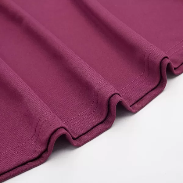 GRACE KARIN Women Sleeveless Lace Patchwork Deep VNeck A Line Flared Party DressPurple Red