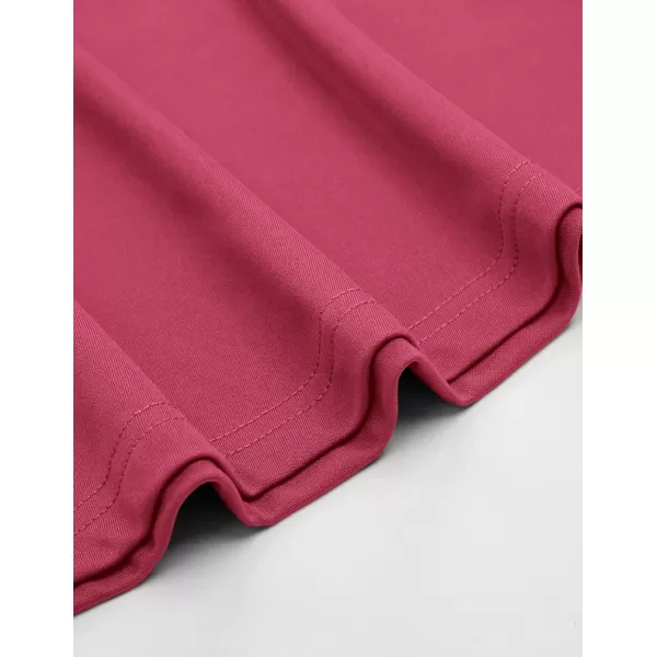 GRACE KARIN Women Sleeveless Lace Patchwork Deep VNeck A Line Flared Party DressRaspberry Wine