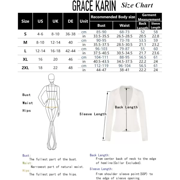 GRACE KARIN Women Sweater Blazer Casual Work Croppped Cardigan Lightweight Button Front Short Knit Blazer Jacket SXXLLight Grey