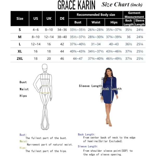 GRACE KARIN Womens 2023 Lace Chiffon Long Sleeve Wrapped Bodycon Pencil DressWine Red