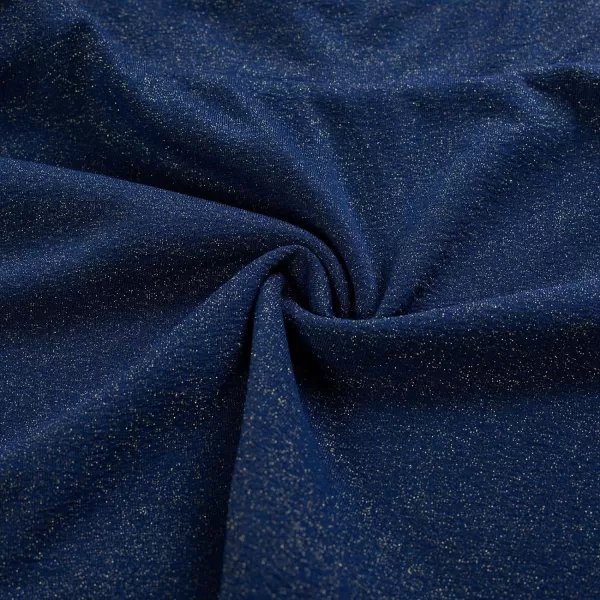 GRACE KARIN Womens 2023 Sleeveless Sequin Top Halter Cowl Neck Camisole Sparkle Glitter Backless Peplum Tank Vest PartyNavy Blue