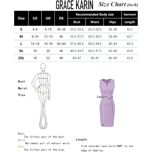 GRACE KARIN Womens 2024 Summer Knitted Sweater Dress V Neck Sleeveless Ribbed Side Slit Bodycon Midi Dresses with BeltArmy Green