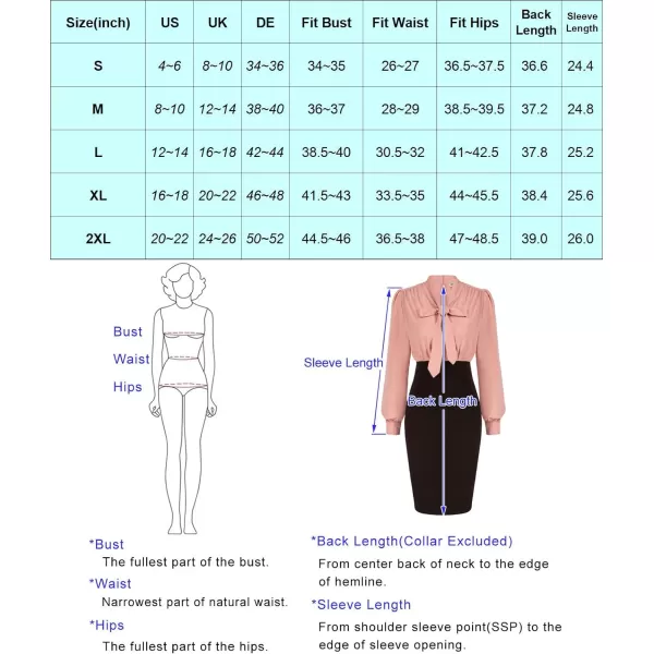 GRACE KARIN Womens Business Colorblock Bodycon Pencil Dress Long Sleeve Tie V Neck Office Leopard Sheath Dress for WorkWine