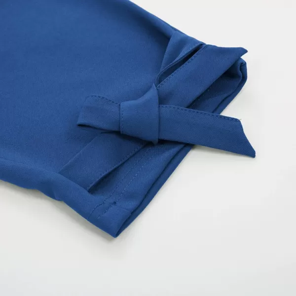 GRACE KARIN Womens Casual High Waist Pencil Pants with BowKnot Pockets for WorkRoyal Blue