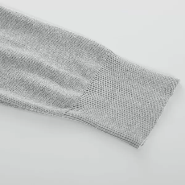 GRACE KARIN Womens Casual Lightweight Open Front Cardigans Soft Draped Ruffle ShrugsLight Gray