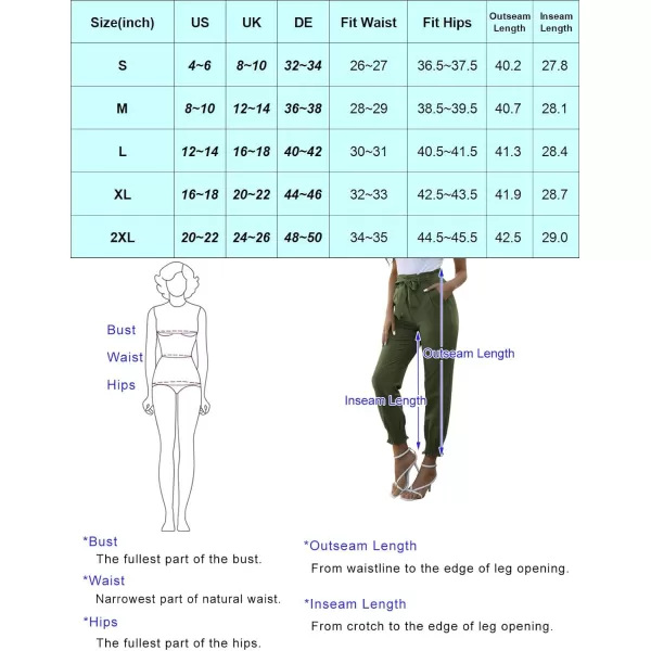 GRACE KARIN Womens Casual Pants Self Tie BowKnot Ankle Length Pencil Pants with Pockets926pinklong