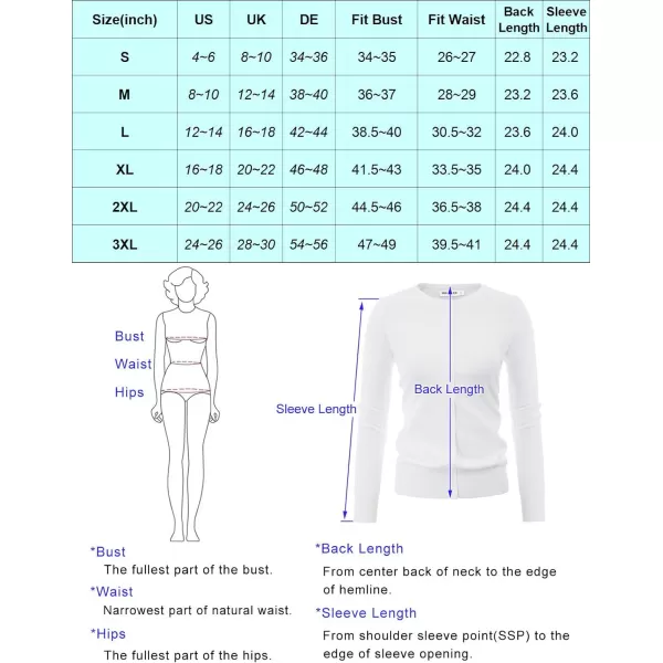 GRACE KARIN Womens Classic Long Sleeve Knit Cardigan Sweaters Casual Open Front Button Down Cardigan S3XLWhite22