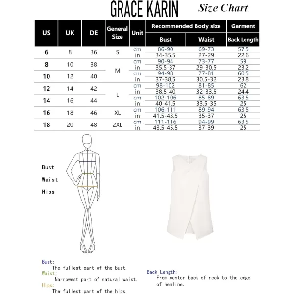 GRACE KARIN Womens Criss Cross Halter Neck Tops Sleeveless Blouses Shirts Dressy Elegant Casual Tank TopWhite