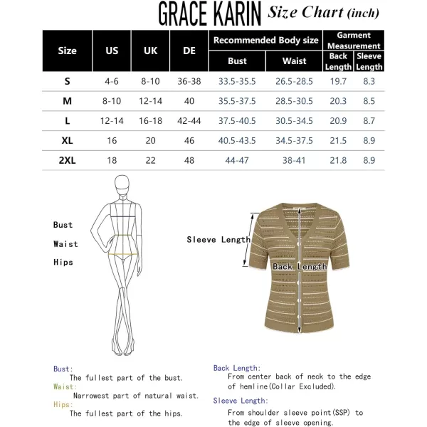 GRACE KARIN Womens Cropped Cardigan 2024 Short Sleeve Lightweight Crochet Shrug HollowedOut Knit Bolero Sweater TopsBlue White