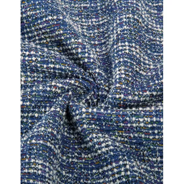 GRACE KARIN Womens Gorgeous Work Pencil Dress Cap Sleeve Sexy Bodycon DressBlue Textured