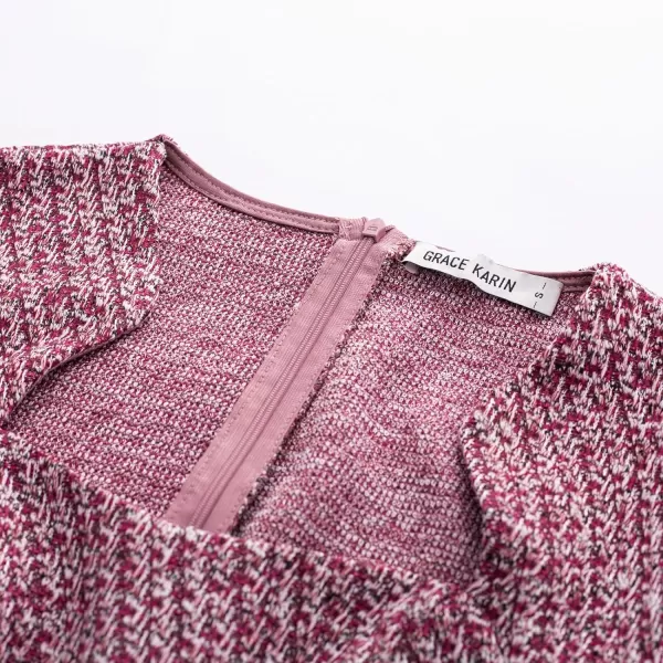 GRACE KARIN Womens Gorgeous Work Pencil Dress Cap Sleeve Sexy Bodycon DressRosetwill