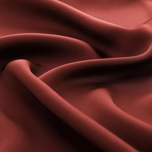 GRACE KARIN Womens Long Sleeve Satin Wedding Guest Dress with Slit Elegant Boat Neck High Waist ALine Midi DressBurgundy