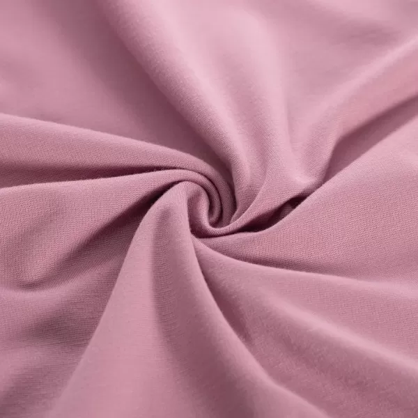 GRACE KARIN Womens Mesh Long Sleeve Midi Bodycon Dress V Neck Cocktail Party DressesPink