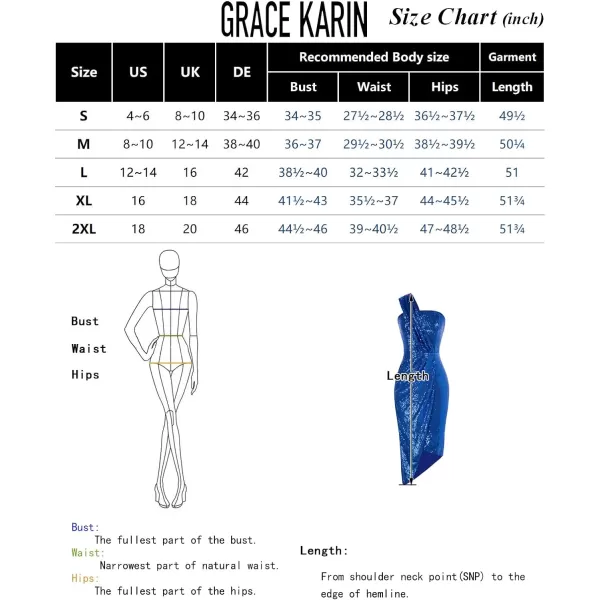 GRACE KARIN Womens Sequin Dress Sparkly Glitter One Shoulder Party Club Dress Wrap Hem Ruched Cocktail DressesWine Redlong