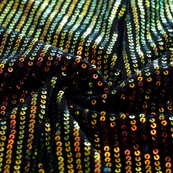 GRACE KARIN Womens Sequin Tops 34 Sleeve Glitter Sparkly Party Blouse VNeck Dressy Tops for Evening PartyColorful Gold