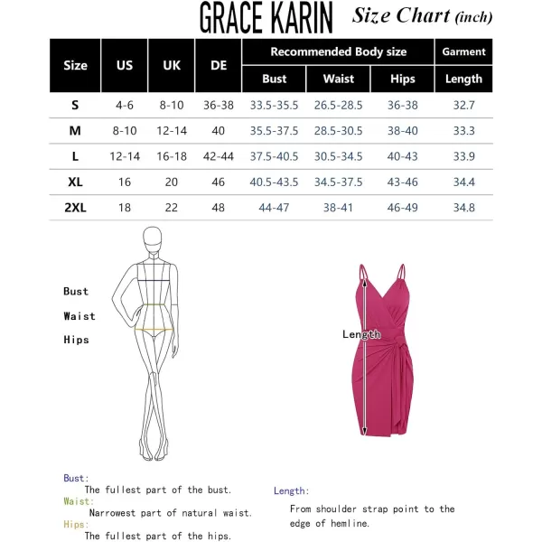 GRACE KARIN Womens Sleeveless Spaghetti Strap V Neck Wrap Dresses Ruched Bodycon Cocktail Party Mini DressesAquamarine