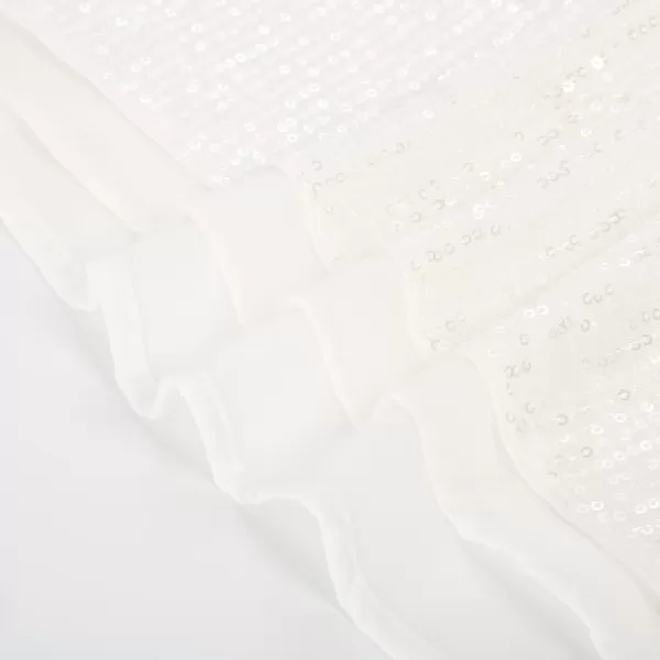 GRACE KARIN Womens Sleeveless Sparkle Shimmer Camisole Vest Double Strap Sequin Tank TopsWhite Double Strap