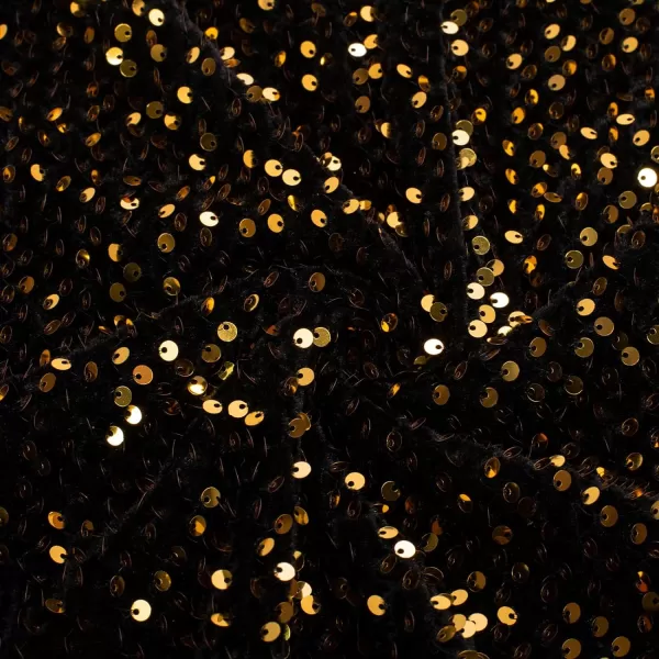 GRACE KARIN Womens Sleeveless Sparkle Shimmer Camisole Vest Sequin Tank TopsBlackgold